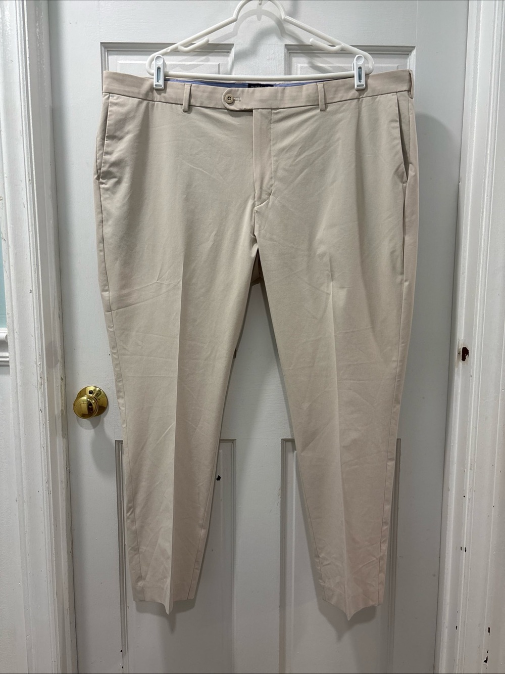 Peter Millar Crown Crafted Men’s Surge Pants Size 44x30 Oatmeal Performance Wear